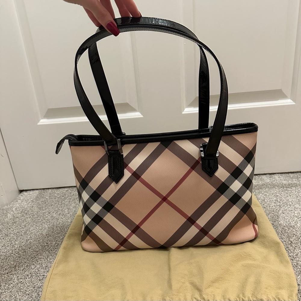 Burberry Nova Check Tote Bag